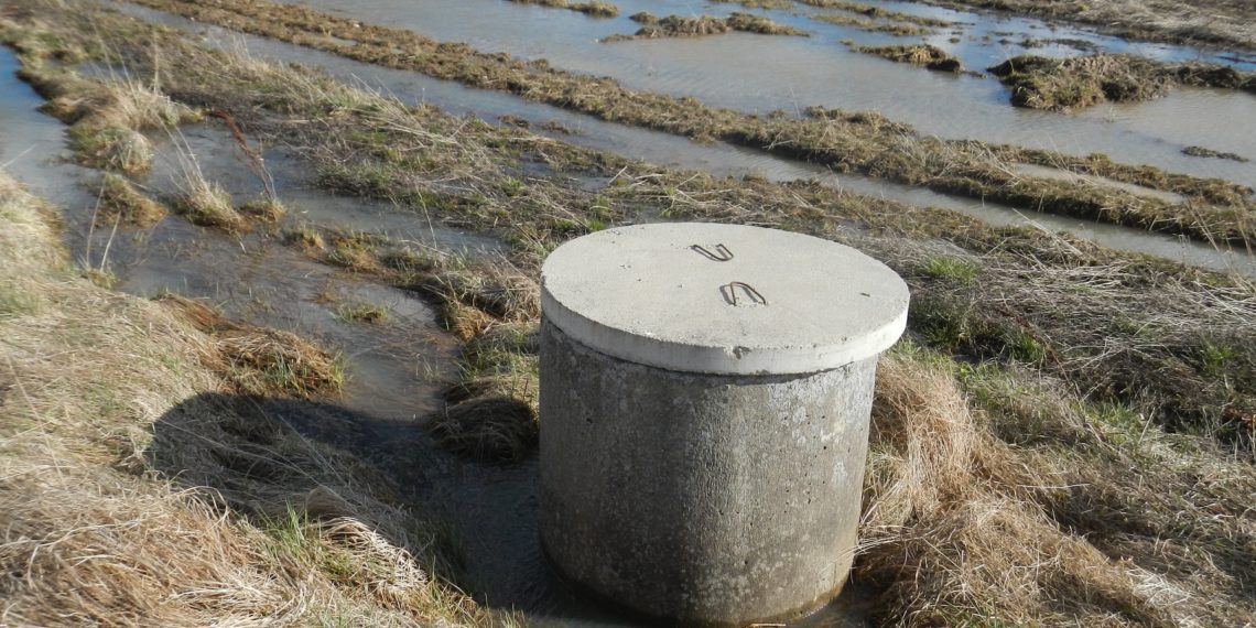 Foto: maaparandussüsteem - katkine drenaažikaev