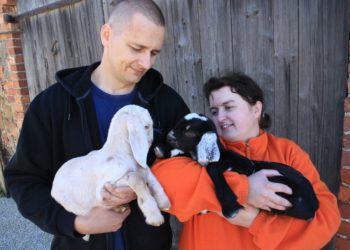 Foto: Üvasi talu kitsekari ning Lenno ja Anne Grünberg