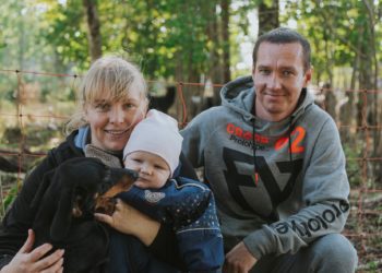 Mirjam Pikkmets perega. Foto: Vivika Veski