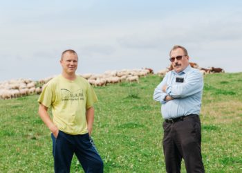 Ivar ja Aivar Rosenberg Roosu talus. Foto: Heikki Avent / Eestimaa Talupidajate Keskliit