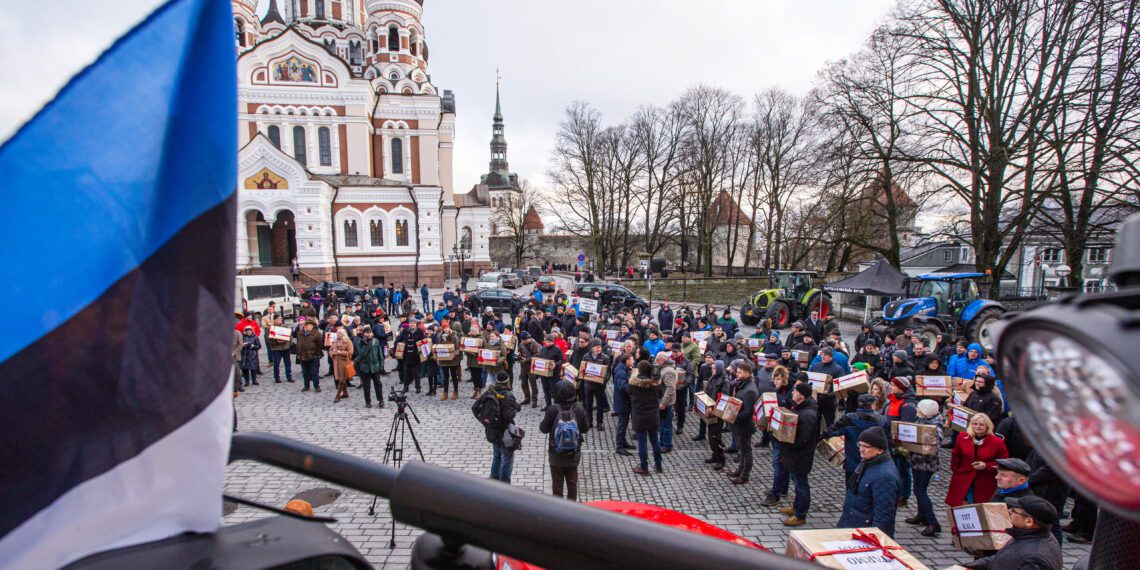 Põllumeeste meeleavaldus Toompeal