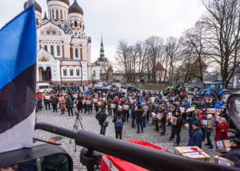 Põllumeeste meeleavaldus Toompeal