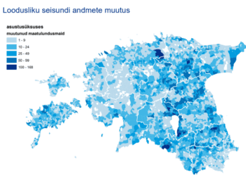 Maa-amet ajakohastas tänavu kevadel maakatastris maatükkide loodusliku seisundi ehk kõlvikute andmeid.