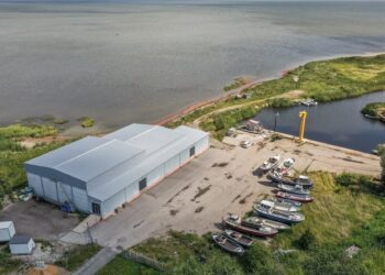 Liu sadamahoone, mille ehitamiseks ja arendamiseks saadud toetuse tagasinõudmise asjus käis kaks aastat kohtuvaidlus MTÜ Rannakalad ja PRIA vahel. Riigikohus tegi otsuse. Foto: Scanpix/Mailiis Ollino