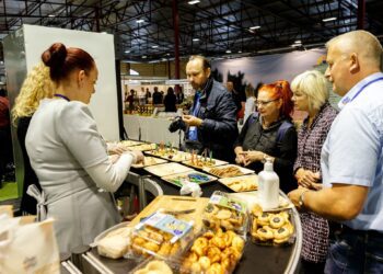 Rõngu Pagar oli üks viiest Eesti toidutootjast, kes Riia toidumessil osales. Tartumaa ettevõte plaanib hakata Lätti eksportima. Foto: Evi Randpere; Riga Food Fest
