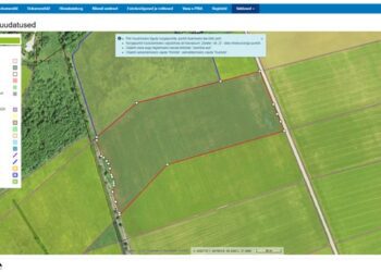 Jätkub andmete uuendamine uute ortofotode alusel. Foto: PRIA