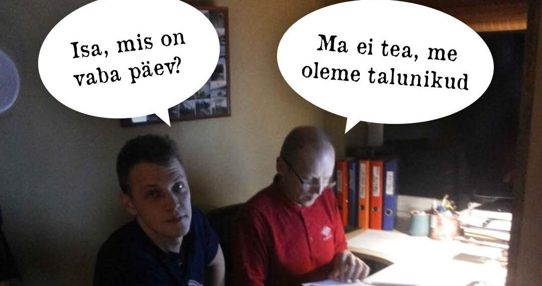 Asendusteenus. Ainult töö ja töö... Kollaaž: Nopri talu