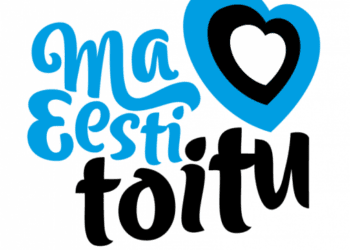 Maaeluminister kinnitas 2022. a toidupiirkonna tiitli kandja. Fotol Eesti Toidu logo