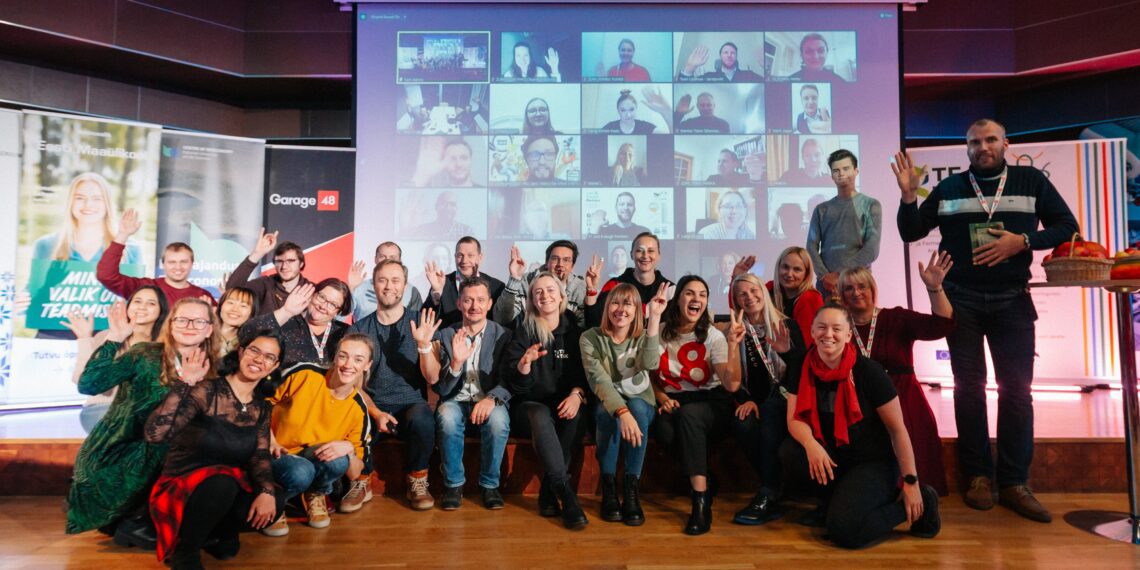 Esimene toiduhäkaton 2021. aasta oktoobris maaülikooli peahoones. Foto: garage48.org