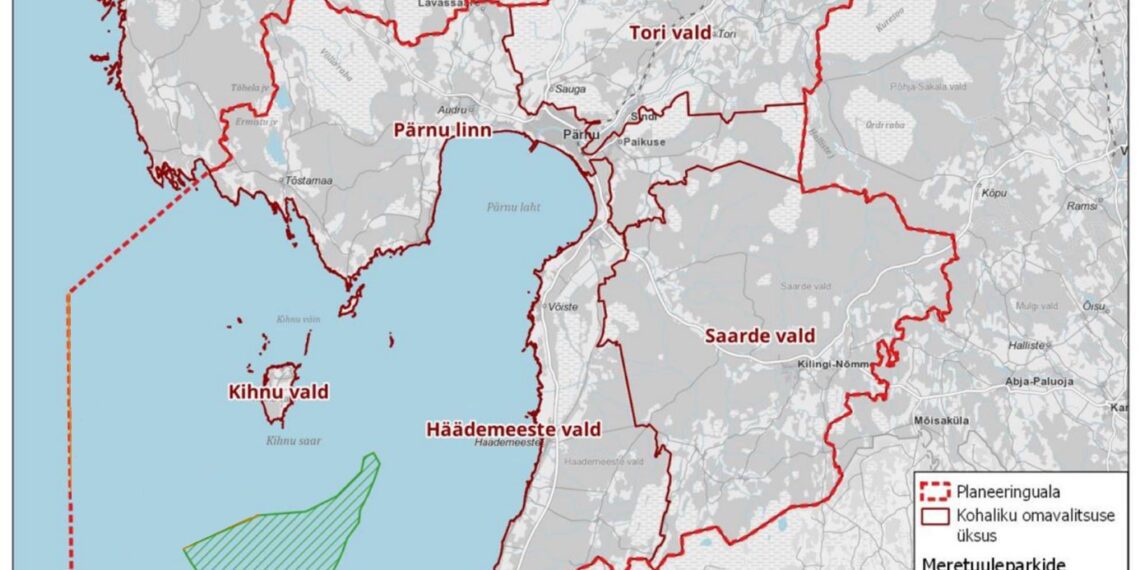 Liivi lahe meretuulepargi elektriühenduste eriplaneeringu materjalid on tutvusmiseks üles pandud. Allikas: Skepast ja Puhkim
