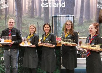 Eesti stend messil Internationale Grüne Woche 2024. Pildi autor: Roomet Sõrmus