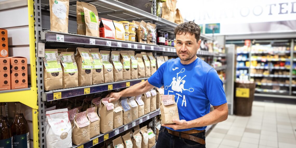 Rimi „Talu toidab“ väljapanekus on Jahu-Jaani tooted esindatud juba aastaid. Foto: Eliise Lehtsaar