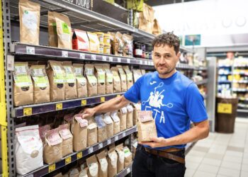 Rimi „Talu toidab“ väljapanekus on Jahu-Jaani tooted esindatud juba aastaid. Foto: Eliise Lehtsaar