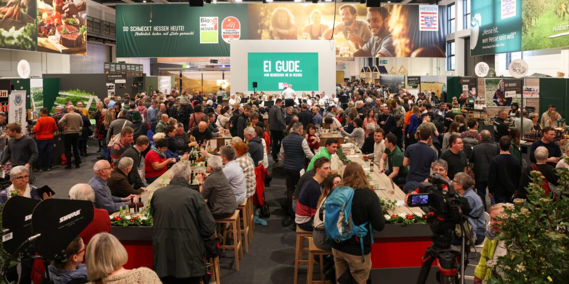 Mess on alati rahvarohke, fotol Saksamaa Hesseni liidumaa väljapanekuala. Foto: Messe Berlin GmbH