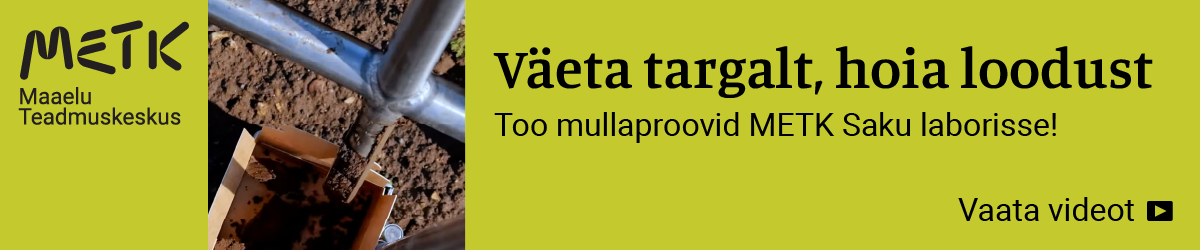 METK Saku labor: väeta targalt, hoia loodust!