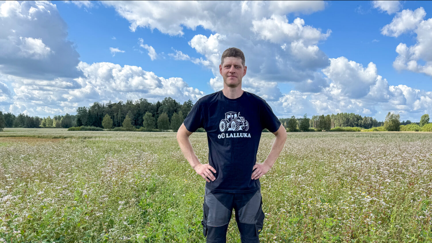 Teraviljakasvataja Kuldar Kuld peab oluliseks investeerida heasse põllutehnikasse.