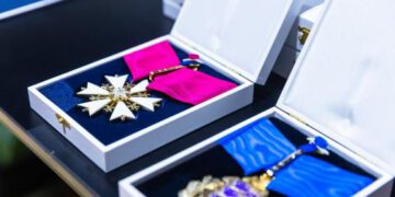 Eesti Vabariik tänab iseseisvuspäeva eel teenetemärgiga väljapaistvaid inimesi. Foto: Presidendi Kantselei