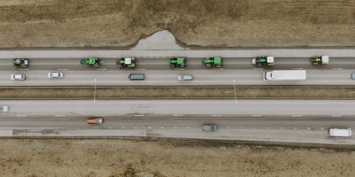 Täna toimunud üle-eestiline põllumeeste aktsioon näitas sektori tugevat ühtsust ja selget sõnumit ühiskonnale. Foto: Heikki Avent