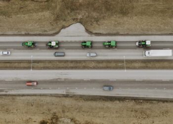 Täna toimunud üle-eestiline põllumeeste aktsioon näitas sektori tugevat ühtsust ja selget sõnumit ühiskonnale. Foto: Heikki Avent