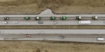 Täna toimunud üle-eestiline põllumeeste aktsioon näitas sektori tugevat ühtsust ja selget sõnumit ühiskonnale. Foto: Heikki Avent