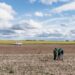 EPKK alustas Keskkonnainvesteeringute Keskuse toel koostööd Ukraina põllumajandusettevõttega Korostyshivzeminvest 2025. aasta sügisel. Projekti keskmes on taastava põllumajanduse praktikate katsetamine ja tutvustamine, tänavu mais kohtuti Kiievis. Foto: EPKK