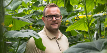 Kristo Eisenbergi sõnul aitab Grüne Fee energiamahukat köögiviljakasvatust pinnal hoida oma energiatootmine ehk gaasil töötav koostootmisjaam. Sealt saadakse 90% vajaminevast soojusenergiast ja kolmandik elektrienergiast. Foto: Mailis Vahenurm / Tartu Postimees / Scanpix